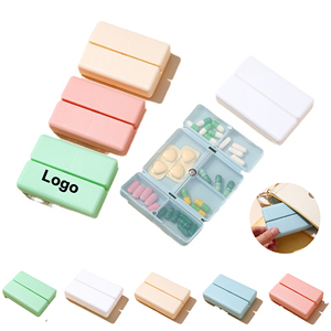 Magnetic Closure Pill Case Organizer Compact Portable Multiple Compartments Custom Logo Medicine Box Travel Medication Container - Product Image 2