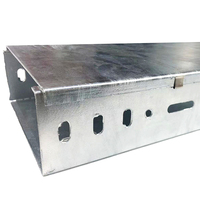 CE-Zertifizierter Maßgefertigter Eisen-Metall-Edelstahl-Aluminium-Verzinkter Perforierter Kabelkanal mit Abdeckungen