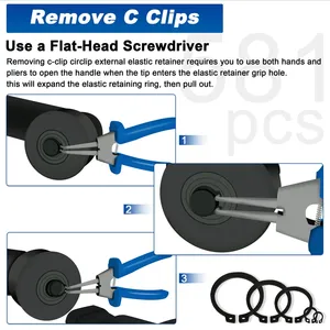 M4 c-<span class=keywords><strong>clip</strong></span> nhỏ bên ngoài giữ lại Nhẫn hợp kim Đen Thép Snap giữ lại circlip khác nhau - Product Image 4