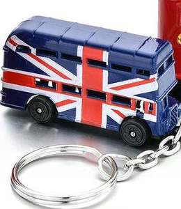 Kỷ niệm Món quà sáng tạo lưu niệm người Anh phong cách xe buýt Keychain khuyến mãi <span class=keywords><strong>London</strong></span> hai tầng xe buýt Keychain du lịch - Product Image 6