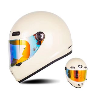 Nuevo Casco de Motocicleta Retro de Verano con Cobertura Total y Protección Solar - Product Image 5