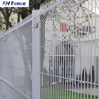 Garde-corps Maison Porte Grill Design Clear View Mur Clôture pour Aéroport Usine Personnalisé anti-montée 358 clôture de sécurité