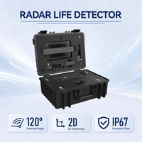 Détecteur de vie portable par radar LSJ-M, détecteur de vie portable par radar traversant les murs, détecteur de vie portatif par radar traversant les murs, autonomie de 10 h