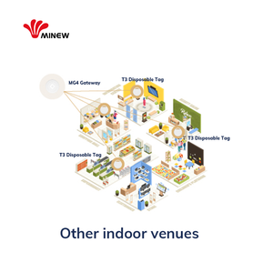 Dispositif pendentif avec suivi de localisation BLE, petit localisateur d'objets, mini balise Bluetooth iBeacon, protocole programmable, étiquette intelligente pour - Product Image 6