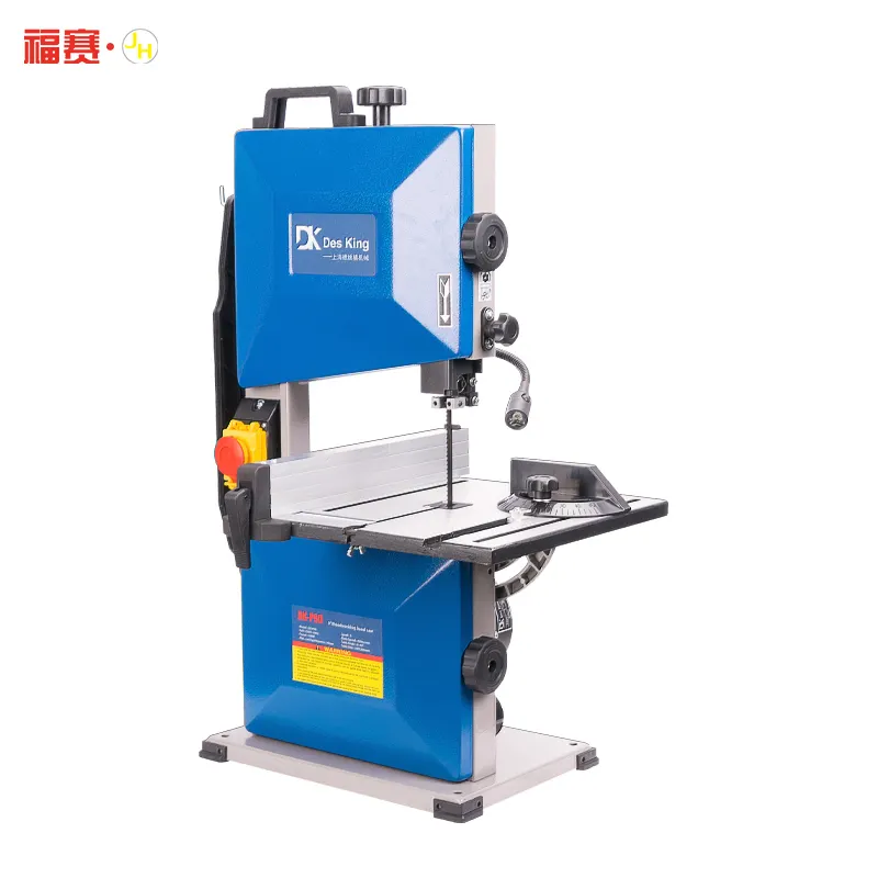 10" and 8" Mini Sliding Rip Wood Working Cut Metal Curves Cutting Bench Table Vertical Band Sawing Machine