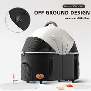 हल्के वजन 4-पहिया पोर्टेबल तह पालतू जानवर या कुत्ते के लिए एक-क्लिक के पतन की लुभावनी यात्रा आउटडोर डिजाइन - Product Image 3