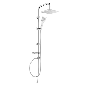 <span class=keywords><strong>Miscelatore</strong></span> Monocomando Cromato TOPWAY, Set Doccia a Pioggia a Parete, Soffione Doccia a Incasso in Ottone <span class=keywords><strong>per</strong></span> Acqua Calda/Fredda, <span class=keywords><strong>per</strong></span> Hotel e Ville - Product Image 2
