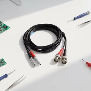 สายเคเบิลอัลตราโซนิกแบบคู่ UT Lemos 00 ถึง BNC สำหรับเครื่องมือ NDT RG174 อุตสาหกรรม - Product Image 2