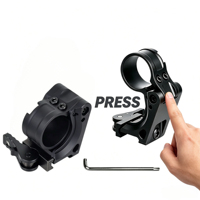 Support de loupe rabattable latéral pour accessoires de chasse, support de miroir de pont extérieur, accessoires tactiques