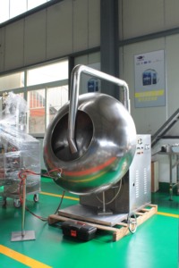 Máquina de recubrimiento de dulces de chocolate con control PLC automático - Product Image 4