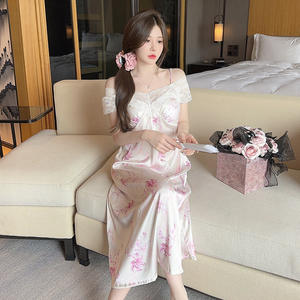 Camisón de <span class=keywords><strong>Talla</strong></span> <span class=keywords><strong>Grande</strong></span> para Mujer, Lencería Sexy para Mujer de <span class=keywords><strong>Talla</strong></span> <span class=keywords><strong>Grande</strong></span>, Pijamas Personalizables de <span class=keywords><strong>Talla</strong></span> <span class=keywords><strong>Grande</strong></span> - Product Image 4