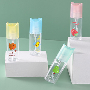 Fenty-botella vacía de plástico para perfume, botella transparente con estampado de logotipo kawaii, para chica, 35ml - Product Image 6