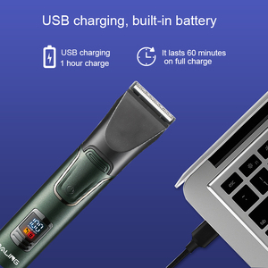 Cortadora Eléctrica Profesional 3 en 1 DALING DL-9208 con Pantalla LED y USB, Recortadora de Barba para Hombre con Cabezal Giratorio y Lavable - Product Image 5