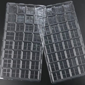 Nouvelle conception de barquette en plastique thermoformé transparente jetable pour supermarché, emballage alimentaire en PET pour bonbons - Product Image 1