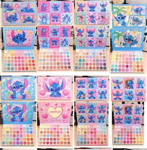 Palette de fards à paupières multicolores pour femmes, 18/42/63 couleurs, motifs de dessins animés, <span class=keywords><strong>anime</strong></span>, cosmétiques pour enfants, filles, cadeaux de maquillage, prix de gros - Product Image 2