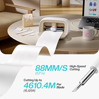 Likcut S501 Herramienta de Corte Inteligente Creador de Pegatinas y Calcomanías de Vinilo Máquina de Corte DIY para Manualidades Adhesivas Suministros para Fiestas Decoración de Bodas
