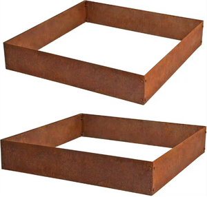 Recinzione da Giardino Bordo per Aiuole Bordura Decorativa per Paesaggistica in Acciaio Corten - Product Image 2
