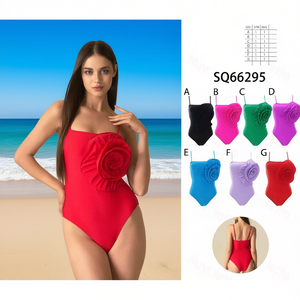 Costume da bagno intero modellante, coprente, sexy, monokini, taglie 44 46 48 50 52 54, modelli A B C D - Product Image 3