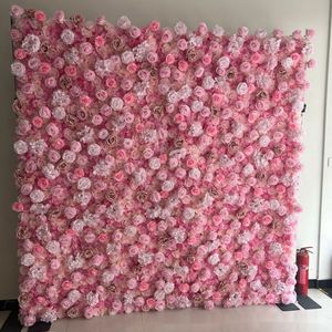 Toile de fond murale réaliste en soie artificielle, 2,4 m x 2,4 m, motif floral mixte, douce, imperméable et légère, pour Noël, Halloween, la rentrée scolaire - Product Image 3