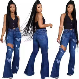 Jeans <span class=keywords><strong>push</strong></span>-<span class=keywords><strong>up</strong></span> <span class=keywords><strong>taille</strong></span> <span class=keywords><strong>haute</strong></span> pour femmes Pantalon crayon en denim respirant-Tout style solide Techniques de lavage formelles simples pour l'été - Product Image 4