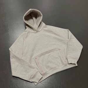Clothing Manufacturers Custom Contrast Stitch Hoodie and Straight Leg Baggy <b>Sweatpants</b> <b>Set</b> Heavyweight Tracksuit Sweat Suits <b>Set</b> - Product Image 2