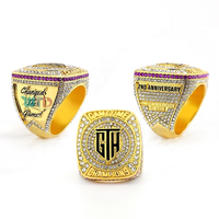 Großhandel Maßgefertigter Meisterschaftsring Herren Sport-Souvenir Schmuck Individuell Graviertes Logo Name für Team-Auszeichnung Feier-Geschenk