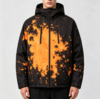 Vêtements réactifs à l'eau et à la chaleur personnalisés, coupe-vent thermochromique, veste de pluie pour homme à changement de couleur, vente en gros, hydrochrome