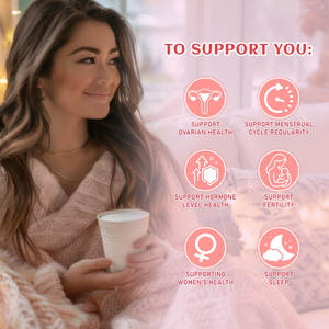 مكمل غذائي عشبي لتدفئة الرحم وتغذية المبيض، حبوب مستخلص الأعشاب الطبيعية، مكمل غذائي للصحة الأنثوية - Product Image 2