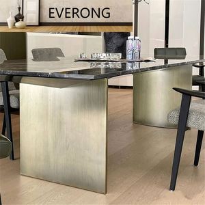 Set di Tavoli da Ristorante in Acciaio Inox per 4-6 Persone, Tavoli Marrone Veneziano Usati in Vendita - Product Image 3