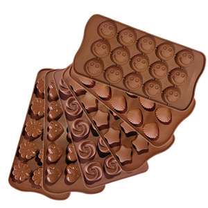 Food Grade Chocolate <b>Silicone</b> Mold DIY Heart Shape Candy Ice Tray Fondant Pudding Cake <b>Baking</b> Mold - Product Image 4