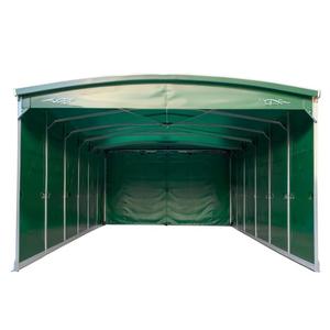 Op Maat Vouwbare Metalen Garage Push Pull Automatische Auto Shelter Opvouwbare Garage Elektrische Opvouwbare Garage Voor Auto