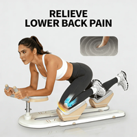 Appareil d'exercice pour la taille Flexihome Home Durable ABS - Blanc, étanche et portable, outil d'entraînement quotidien