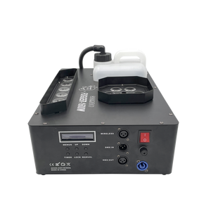 Hiệu ứng sân khấu <span class=keywords><strong>DMX</strong></span> 1600 wát LED dọc khói máy với LCD hiển thị lộn ngược <span class=keywords><strong>Fogger</strong></span> cho hộp đêm bên hiển thị - Product Image 5