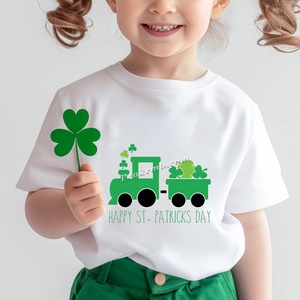 Hot Sale Happy Go Lucky Design Heat Transfers Washable DTF <strong>St</strong> <strong>Patricks</strong> <strong>Day</strong> Prints Heat Transfer Stickers for T-<strong>Shirts</strong> - Product Image 4