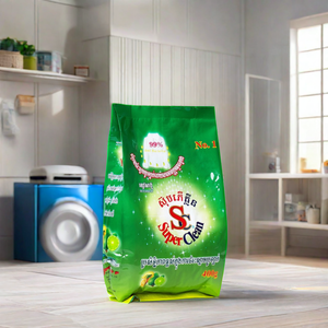 Détergent en poudre à laver parfumé au citron de haute qualité 400g et 4Kg populaire pour les vêtements et la <span class=keywords><strong>lessive</strong></span> vente en gros pas cher vente chaude - Product Image 3