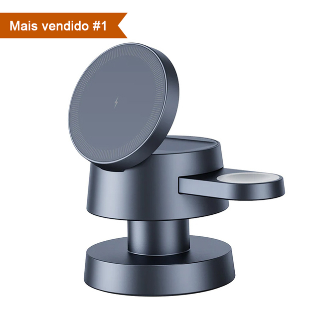 Tiktok Trend Mushroom Lamp 4 in 1 Wireless Charging Station Magnetic Wireless Charger for iphone 16 Charger Cargador Inalambrico