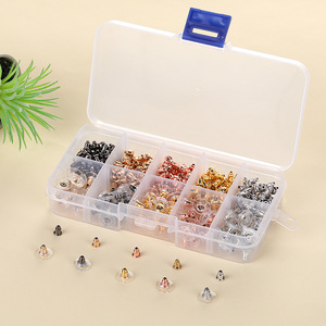 Kit de accesorios para pendientes, ganchos metálicos para orejas, forros, accesorios de joyería para mujeres, manualidades hechas a mano, suministros para hacer joyas DIY - Product Image 2
