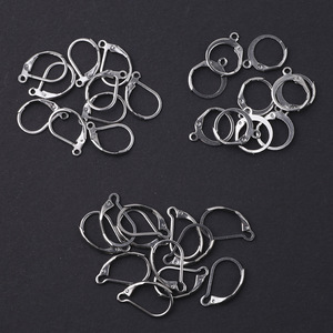 Pendientes de Clip de Acero Inoxidable Unisex, Forma Geométrica Redonda, Accesorio de Moda, Origen Yiwu - Product Image 1