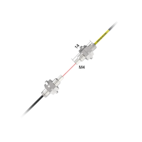 Senpum M4 Thread Cable de fibra de Corte libre Sonda de sensor óptico de fibra reflectante Thrubeam de plástico para
