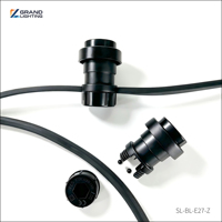 Cable Plano de Goma para Iluminación de Cadena, 2*1.5mm2  2*2.5mm2 E27, Iluminación Festiva, IP65 para Exteriores