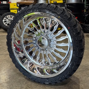 Rines Forjados KYKY 8x170 8x180 para Camionetas, 22X12 24X12 24X14 26X14 28X16, para Ford GMC Sierra 1500 2500 3500 - Product Image 2
