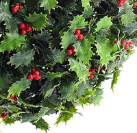 Haute qualité faux extérieur intérieur topiaire boule herbe verte plante ronde boules décoratives rouge Friuit pour la maison jardin fête de mariage