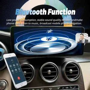 Autoradio Android CarPlay 12,8 pouces pour Mercedes Benz GLC Classe C W205 X253 C180 C200, écran tactile, lecteur multimédia, GPS, unité centrale - Product Image 5