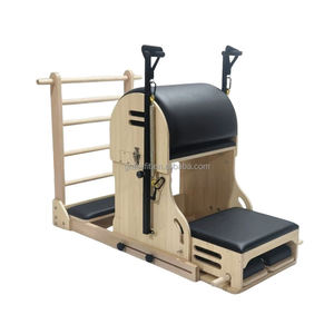 Ensemble combiné réglable en bois d'érable pour Pilates : Ladder Barrel et Wunda Chair, pour la formation en équilibre à domicile et en studio - Product Image 5