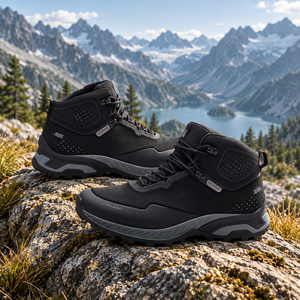 Chaussures de randonnée imperméables pour hommes de haute qualité, vente en gros d'usine, chaussures de randonnée et de course tout-terrain - Product Image 1