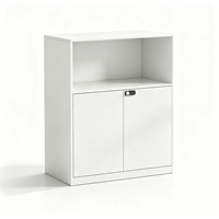 Archivador Metálico Moderno con Cerradura de Código, Ajustable, Independiente, Blanco, Duradero, Ecológico, de Gran Capacidad, para Oficina, Hogar, Dormitorio, Fácil de Usar