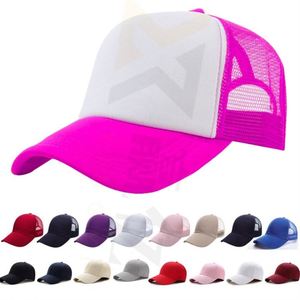 Streetwear Logo Hats <b>Plain</b> Foam Mesh Ponytail Trucker Dad Hat Multi Color Baseball Snapback Hip Hop Custom Sport <b>Cap</b> - Product Image 1