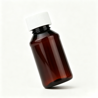 Bouteille en plastique PET vide personnalisée de 60 cc, semi-opaque, avec bouchon à vis, pour liquide désinfectant, liquide pharmaceutique brut, emballage liquide