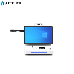 Sistema Pos de pantalla dual de verificación de apartamento de 15,6 pulgadas, caja registradora portátil todo en uno con cámara IC/lector de identificación - Product Image 1