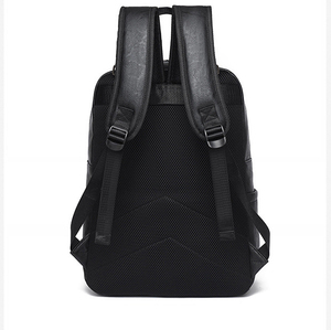 <strong>Vintage</strong> PU Leather Travel Backpack for Men Water-Resistant College School Daypack Casual <strong>Laptop</strong> - Product Image 4